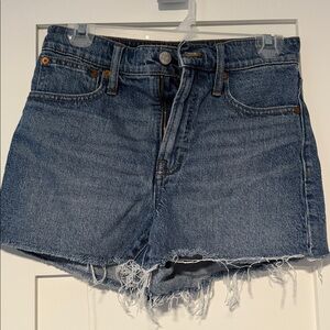 Madewell Blue Denim Shorts